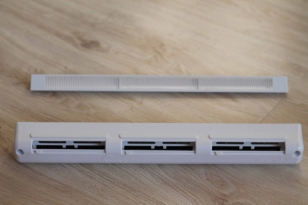 Оконный приточный клапан Ventec VT 701 с контролем потока воздуха и акустической шумоизоляцией