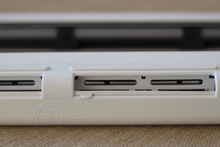 Оконный приточный клапан Ventec VT 701 с контролем потока воздуха и акустической шумоизоляцией